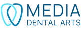 The Media Dental Arts website scrolling logo
